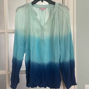 Lily Pulitzer dip dye shirt size M
